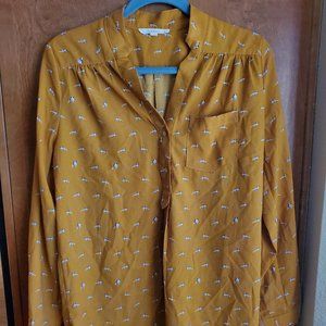Modcloth Vintage Retro Button Up Shirt Racoons